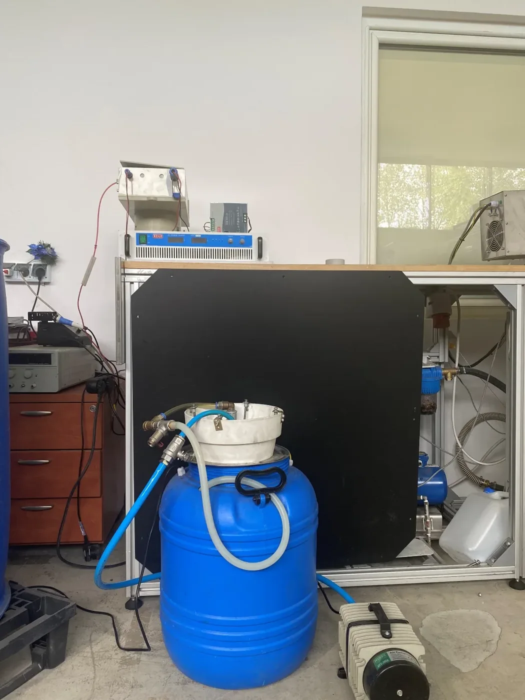 Zestaw laboratoryjny do obróbki wody